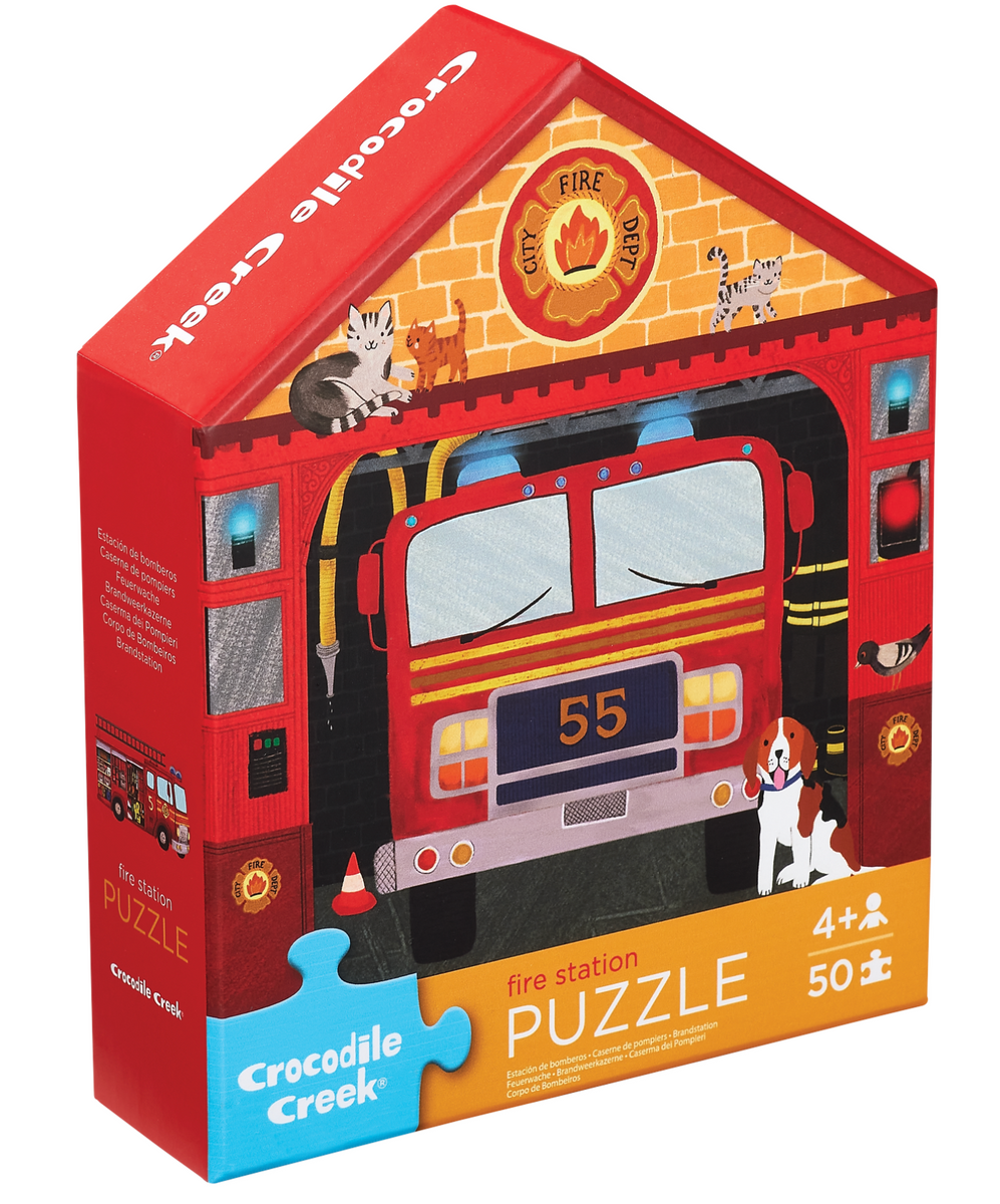 Fire Station Riddle Fire Station Puzzle 50 Pieces – Sweet Pea Children