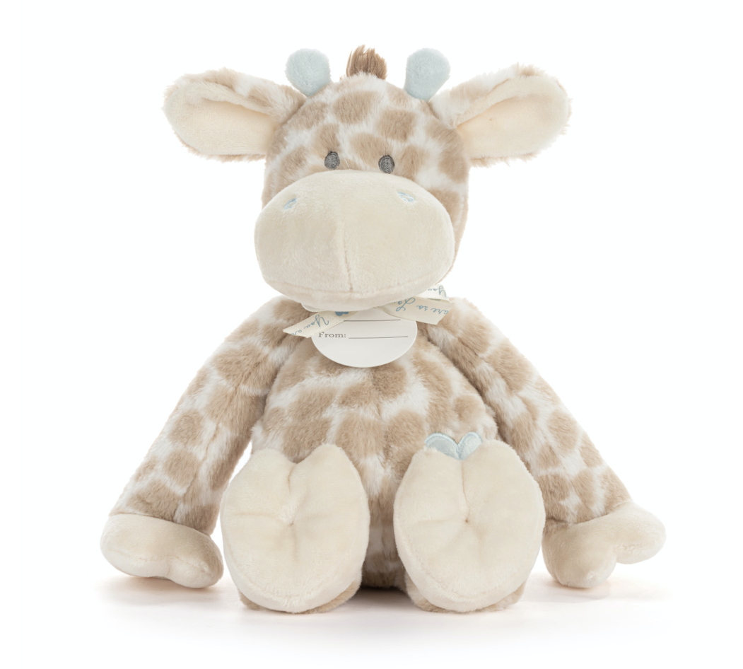 Blue giraffe stuffed animal shop